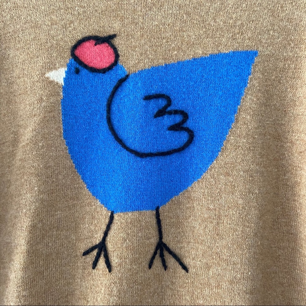 J. Crew French Hen Bird Sweater - Picture 8 of 12